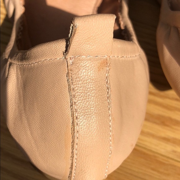 Aldo Nude Leather Ballet Flats - Picture 5 of 5